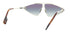 Burberry Women Sunglasses Black W/ Gold Irregular BE3111-10178G
